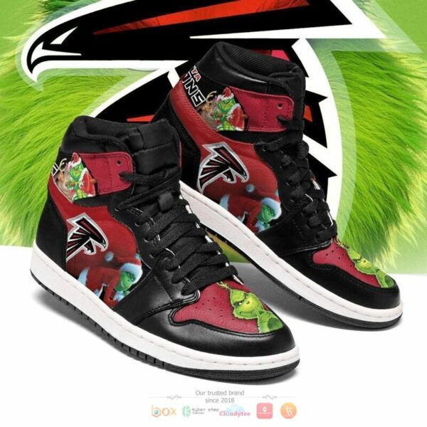 The Grinch Atlanta Falcons Nfl Air Jordan High Top Shoes